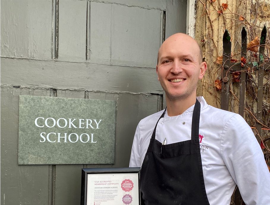 Luke Palmer Chef Tutor of Swinton Cookery School Awarded ICSA accreditation